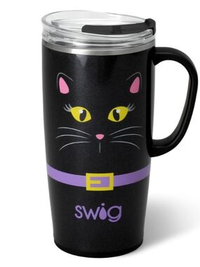 Swig Life Boo Crew Cat Insulated Travel Mug 22oz DISCONTINUED PATTERN